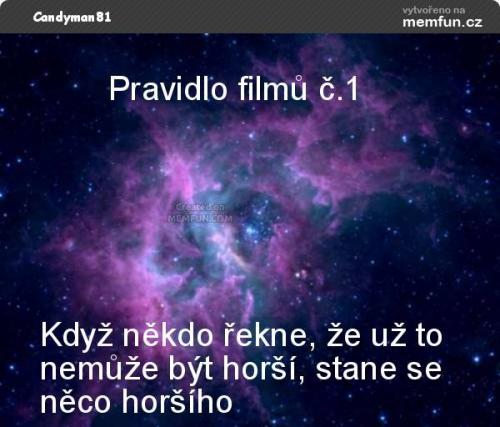  Pravidlo filmů č 