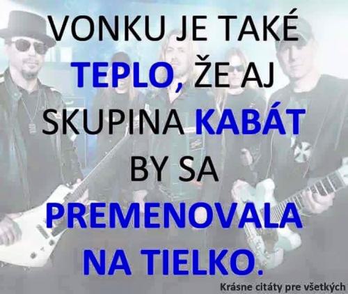  Venku je teplo 