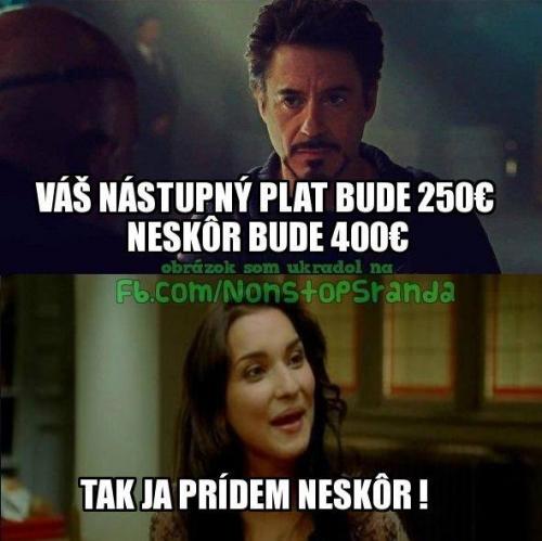  Nástupní plat 