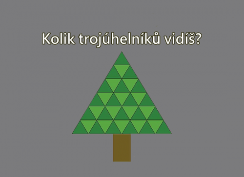  Kolik vidíš trojúhelníků 