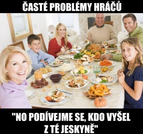  Problémy hráčů 