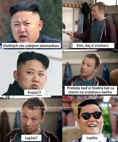  Kim, dej si snickers 