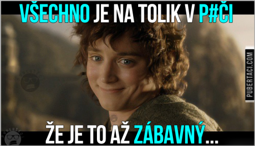 Je to v háji
