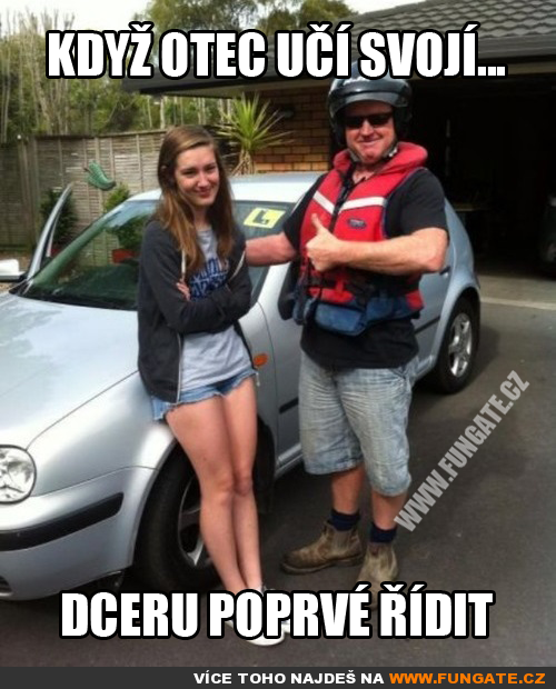 Když otec učí svoji dceru