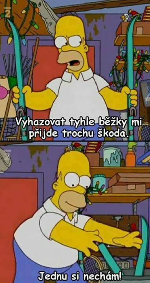  Homer Simpson - běžky 