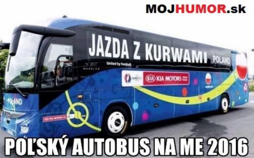  Polský autobus na ME 2016 
