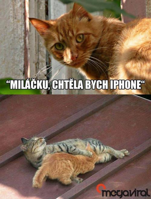 Miláčku, chtěla bych iphone