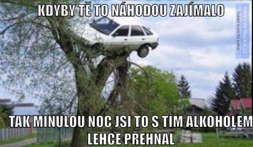 Lehce přehnal
