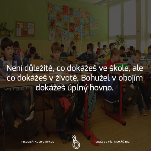 Aspoň jsi konzistentní