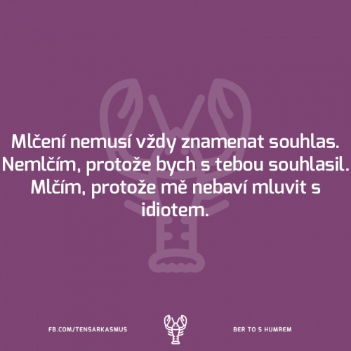 Mlčím