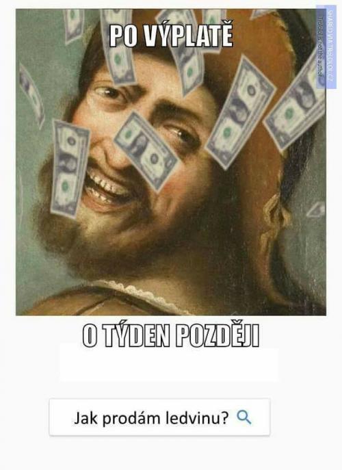 Po výplatě