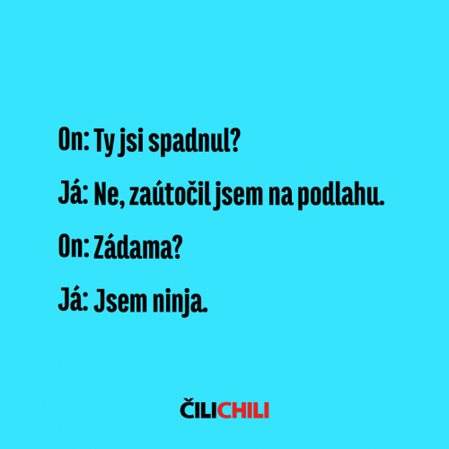 Ty jsi spadnul
