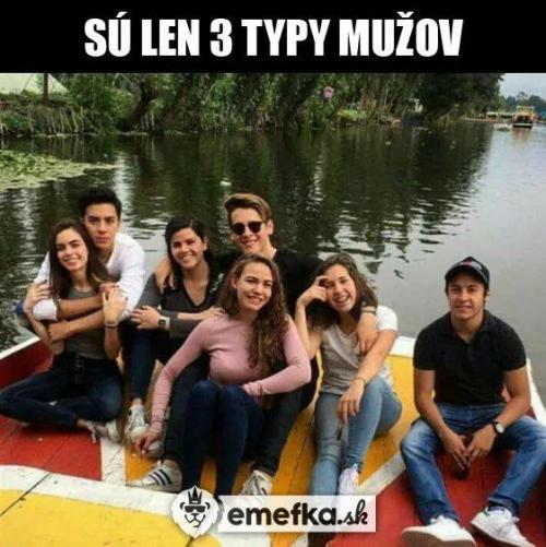  3 typy mužů 