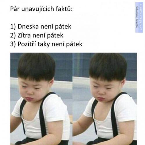  Unavující fakt 