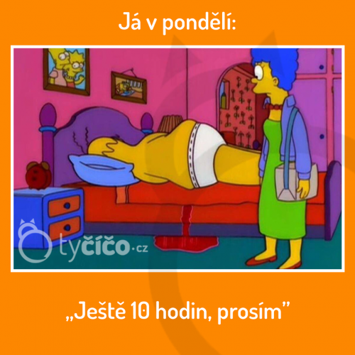  Já v pondělí 