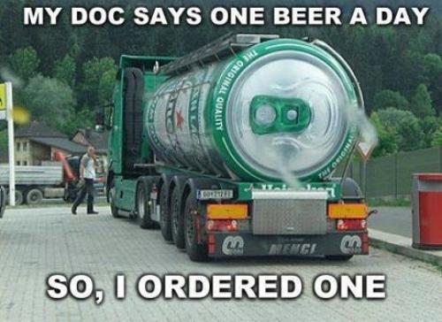  one beer a day 