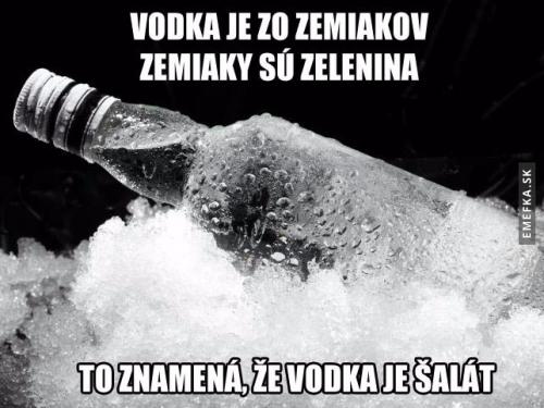 Vodka je salát
