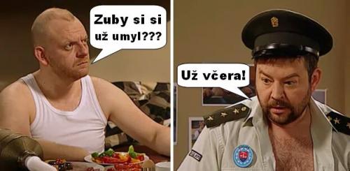  Čistil sis zuby? 