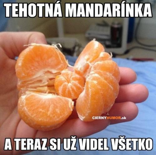Tehotná mandarínka