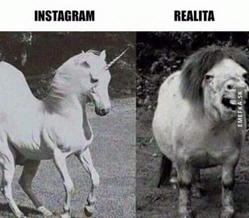  Instagram vs. realita 