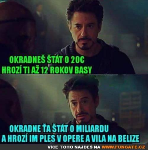  Okradeš stát o 20€, hrozí ti 