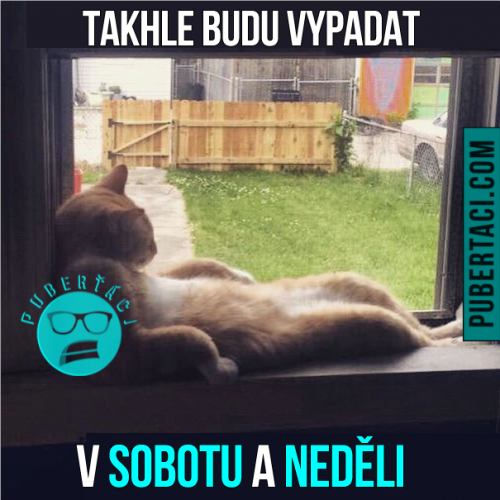 V sobotu a neděli