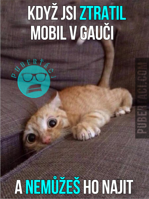  Mobil v gauči 