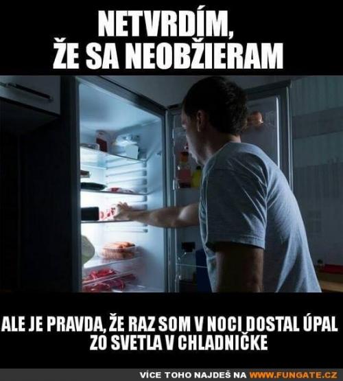 Netvrdím, že se nepřejídám