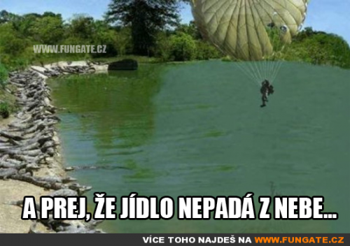  A prej, že jídlo nepadá z nebe 