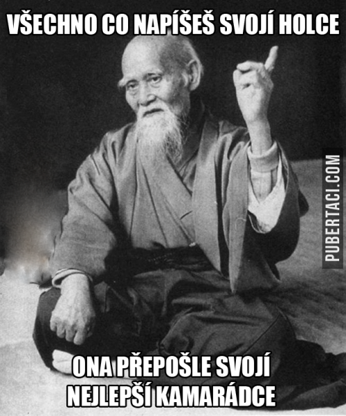 Co napíšeš holce