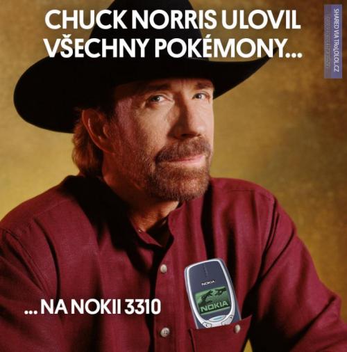  Chuck Norris a Pokémon Go 