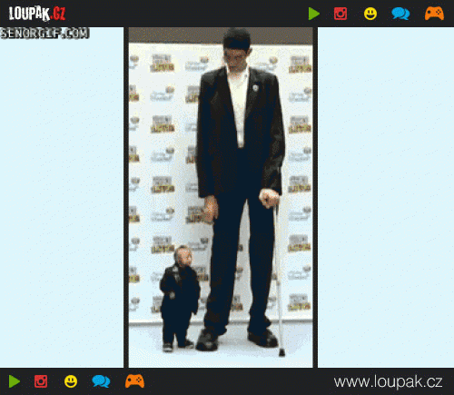  Nejvyšší a nejmenší muž světa  