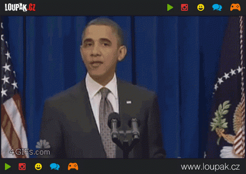  Stylový odchod Obamy z tiskovky  