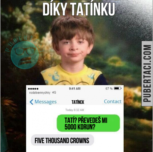  Díky tati 