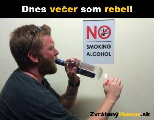 Nekuřte alkohol!
