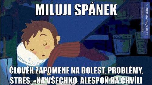  Miluji spánek 