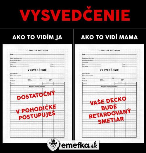  Vysvědčení 