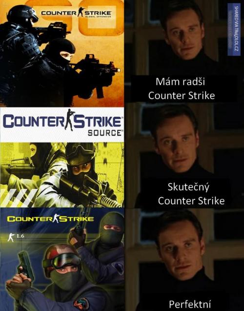  Counter Strike ve třech verzích 