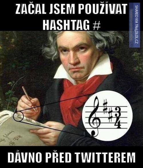  hashtag 