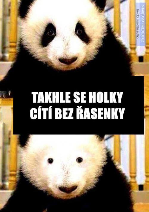  Holky bez řasenky 