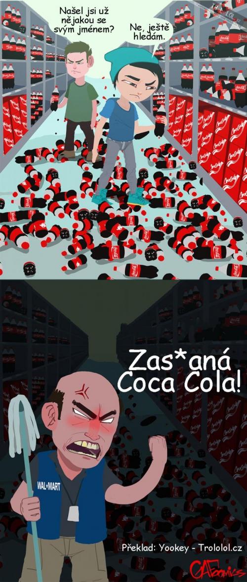  Jména na etiketách Coca Coly 