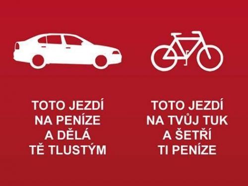  Auto vs bicykel 