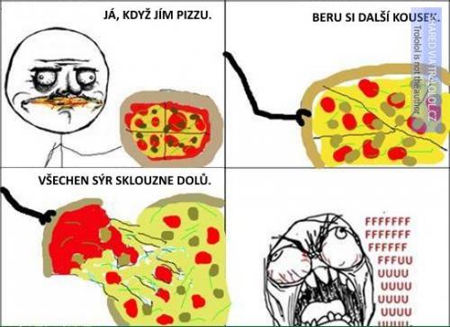 Když jíš pizzu...
