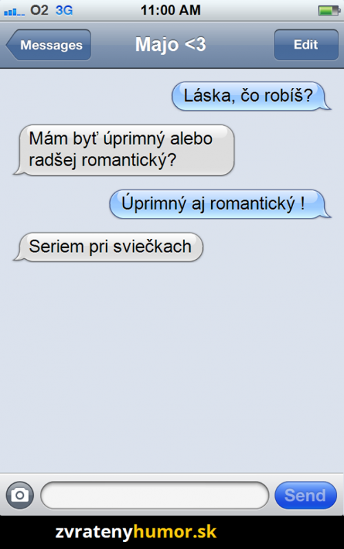  Upřímnost vs romantika 