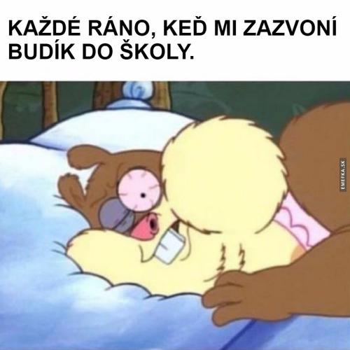  Budík do školy 