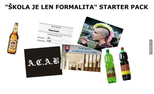 Škola je jen formalita