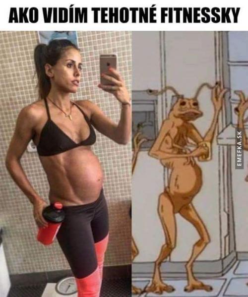  Těhotné fitnessky 