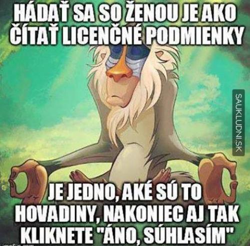  Hádka se ženou 