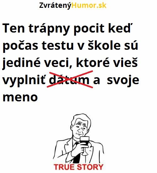  test ve škole 