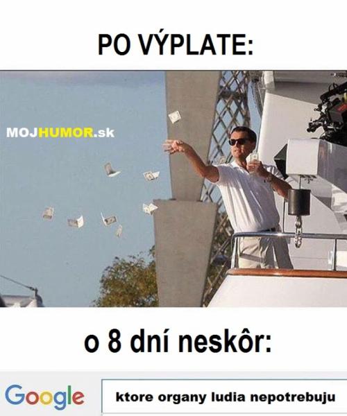  Výplata 